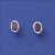 SPC 7x5mm OVAL RUBSET GARNET STUDS     =