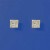 SPC 5mm SQUARE CZ STUDS