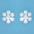 SPC CLIP SET CZ FLOWER STUD            =