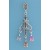 SPC MARC/MULTICOLOUR CZ CHANDELIER DROPS