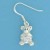 SPC TEDDY HOLDING HEART CZ DROP EARRING=