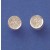 SPC PAVE SET 10mm ROUND CZ SET STUDS  -