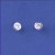 SPC 3mm CZ SET IN 5mm ROUND STUD       =