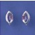 SPC 4mm SQ.AME SET 9x7 MARQUISE STUD