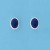 SPC 7x5mm OVAL LAPIS RUBSET STUDS      =