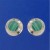 SPC 8mm MALACITE STUD/3mm PLAIN RIM    =