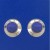 SPC 8mm LAPIS STUD/3mm POLISHED RIM    =