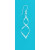 SPC DROP EARING OPEN PEAR TWIST
