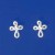 SPC 11mm CELTIC CROSS STUDS            =