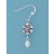 SPC SYN.PEARL/FLOWER DROP EARRINGS     =