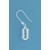 SPC 14x7mm RAZOR BLADE DROP EARRINGS   =