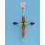 SPC MULTI STONE CROSS PENDANT