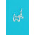 SPC CUTOUT SCOTTY DOG WITH CZ PENDANT X2