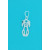 SPC CUTOUT SITTING DOG PENDANT SOLD X 2
