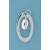 SPC BEAN IN CUTOUT OVAL DROP PENDANT   =