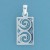 SPC CUTOUT SPIRAL DESIGN RECT.PENDANT