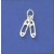 SPC DOUBLE SAFETY PIN CHARM            =