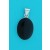 SPC STONE PENDANT 22x16mm ONYX