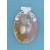 SPC 46x34mm OVAL BLISTERED SHELL PENDANT