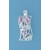 SPC PINK/WHITE CZ WAVY RECTANGLE PEND.
