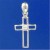 SPC SQ CZ 22x15mm CUTOUT SQUARE CROSS  =