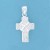 SPC 18x13mm PAVE SET CZ CROSS PENDANT  =