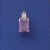 SPC RECTANGLE AMETHYST/ROUND CZ PENDANT