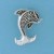 SPC MARCASITE DOLPHIN BROOCH           =