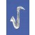 SPC SMALL SAXAPHONE BROOCH             =