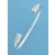 SPC 3mm COIL END LADIES TORQUE BANGLE  =