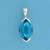 SPC 17mm CAB MARQUIS IMM.TOPAZ PENDANT =