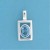 SPC OPEN SQ.OVAL SYN.TOPAZ PENDANT
