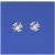 SPC 6mm CRYSTAL SET FANCY CROSS STUDS