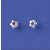 SPC ASST.CRYSTAL SET 6mm FLOWER STUDS  =