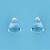 SPC CURVED TEARDROP BLUE CZ STUDS      =