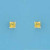 SPC 4mm CLAW SET SQUARE STUD-YELLOW    =
