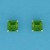 SPC 8mm CLAW SET SQUARE STUD-GREEN     =
