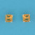 SPC 8mm CLAW SET SQUARE STUD-YELLOW    =