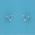 SPC 6mm CLAW SET HEART STUD-BLUE       =