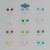 SPC CZ/SYN.STONE 4mm BIRTHSTONE STUDS