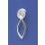 SPC SPIRAL STUDS WITH MARQUISE DROP    -