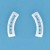 SPC 18mm CHANNEL SET BLUE CURVED STUDS