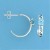 SPC BT SET FANCY HOOP STUD             =