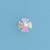 SPC MULTI-COL CZ 9mm MALTESE CROSS STUD=