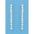 SPC RUBSET CZ TENNIS LINK STYLE DROPS