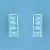 SPC 11x7mm CHANNEL SET BLUE STONE STUDS=