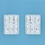 SPC 15x12mm CZ 12 STONE RECT.STUDS     =