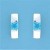 SPC SQ.BLUE STONE SET CURVED STUDS     =