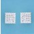 SPC 11mm SQUARE CZ SET STUDS           =