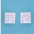 SPC 11mm SQUARE LAVENDER CZ SET STUDS